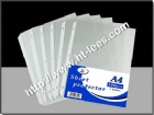 3-hole white strip Sheet Protector