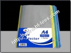 3-hole color strip Sheet Protector